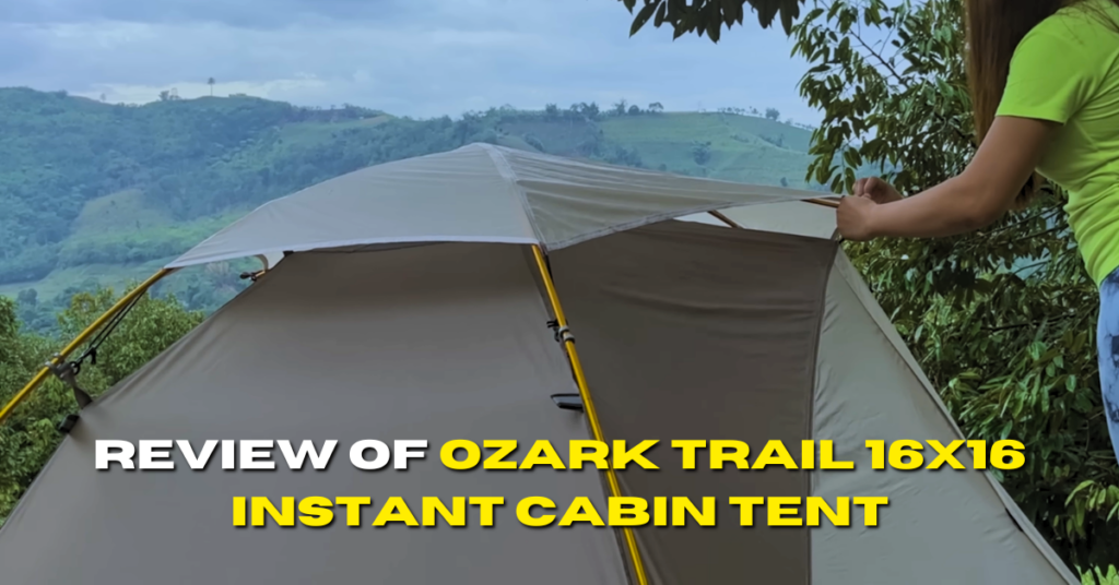 Ozark Trail 16x16 Instant Cabin Tent