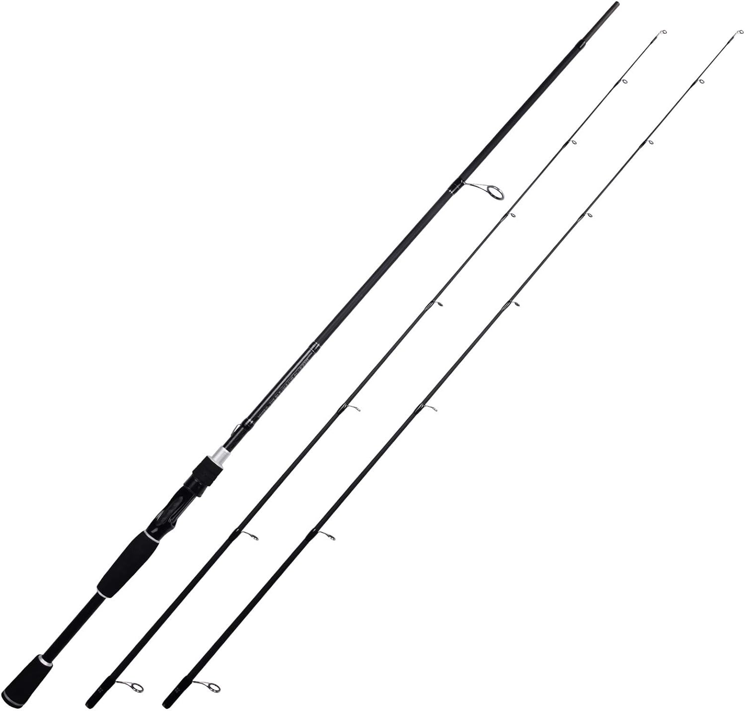 KastKing Perigee II Spinning & Casting Fishing Rods, Fuji O-Ring Line Guides, 24 Ton Carbon Fiber Casting and Spinning Rods - Two Pieces,Twin-Tip Rods and One Piece Rods