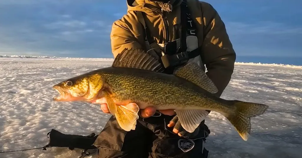 Ice Fishing For Walleye